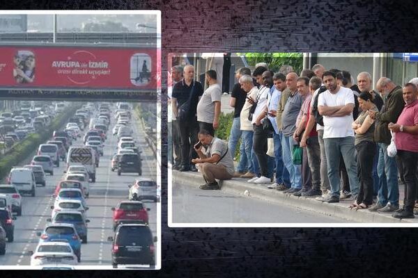 İzmir’de grevin ikinci günü! Duraklar doldu taştı, trafik durma noktası geldi