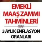 Emeklilik Gezisi 2025 Hesaplama Tablosu – SSK DAKKUR | En düşük emekli maaşı ne kadar olacak, Temmuz ayında emekli maaşı kaç tane olacak? Enflasyon farkı ile açıklandı! İşte 3 ayda enflasyon farkıyla Türkstat Emeklilik Gezisi!