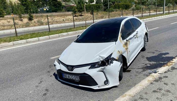 Yozgat’ta 2 araç çarpıştı, 2 kişi yaralandı 1