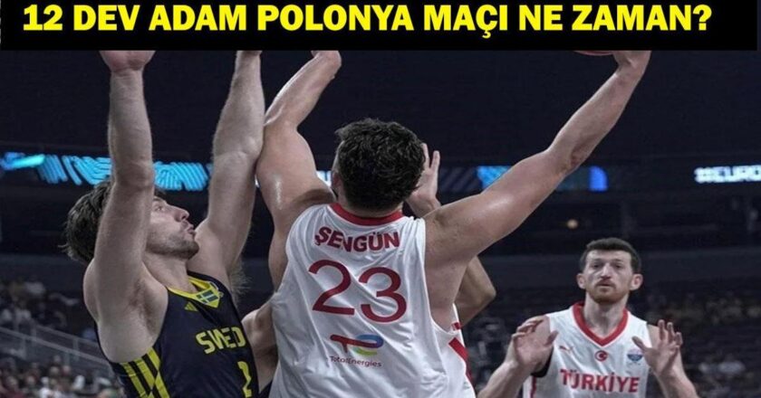 ÇEYREK FİNAL TÜRKİYE POLONYA BASKETBOL MAÇI SAAT KAÇTA? EuroBasket 12 Dev Adam Türkiye Polonya Maçı Hangi Kanalda? Cedi Osman, Alperen Şengün, Ercan Osmani, Shane Larkin…